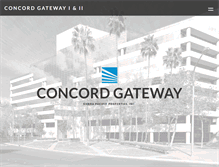 Tablet Screenshot of concordgatewayoffices.com